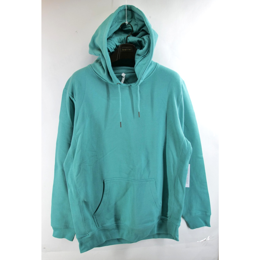 Original Favorites XL Unisex Green Hoodie Organic Cotton Blend